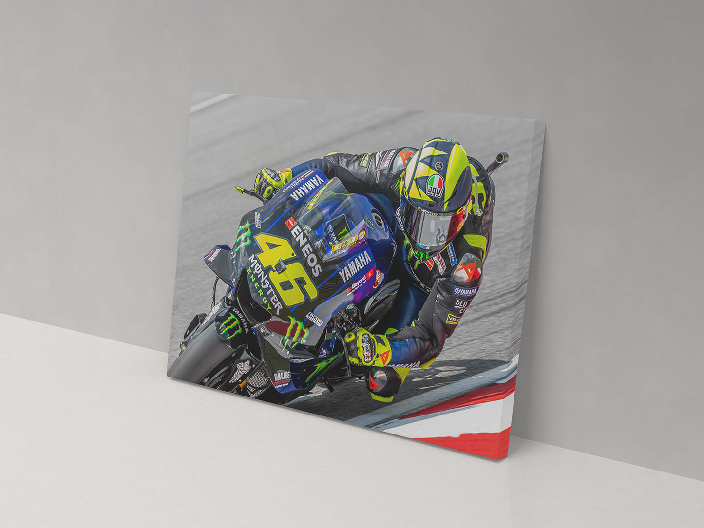 Valentino Rossi 46 00025 Canvas Print